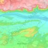 Mapa topográfico Ketar, altitud, relieve