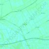 Mapa topográfico Xã Phước Lập, altitud, relieve