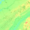 Mapa topográfico Saladas, altitud, relieve