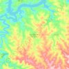 Mapa topográfico Boa Esperança do Iguaçu, altitud, relieve