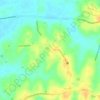 Mapa topográfico Chembai, altitud, relieve