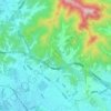 Mapa topográfico Jangan-gu, altitud, relieve