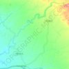 Mapa topográfico Pansemal, altitud, relieve