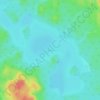 Mapa topográfico Lac Flavrian, altitud, relieve