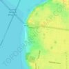 Mapa topográfico Barrio Arazaty, altitud, relieve