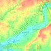 Mapa topográfico Moutiers-sur-le-Lay, altitud, relieve