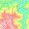 Mapa topográfico Salcahuasi, altitud, relieve