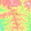 Mapa topográfico Casca, altitud, relieve