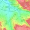 Mapa topográfico Jouars-Pontchartrain, altitud, relieve