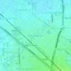 Mapa topográfico West Croydon, altitud, relieve