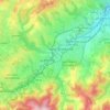 Mapa topográfico 42400, altitud, relieve