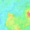 Mapa topográfico Ballon-Saint Mars, altitud, relieve