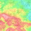Mapa topográfico Goven, altitud, relieve