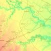 Mapa topográfico Jalaun, altitud, relieve