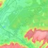 Mapa topográfico Saint-Sauveur, altitud, relieve
