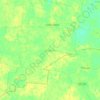 Mapa topográfico Chikindzonot, altitud, relieve