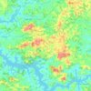 Mapa topográfico Aguanil, altitud, relieve