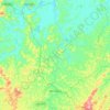 Mapa topográfico Rio Casca, altitud, relieve