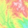 Mapa topográfico Ixcateopan de Cuauhtémoc, altitud, relieve