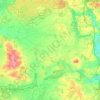Mapa topográfico 23845, altitud, relieve