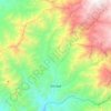Mapa topográfico Simbal, altitud, relieve