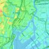 Mapa topográfico Chuo, altitud, relieve