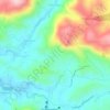 Mapa topográfico Thookupalam, altitud, relieve