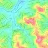 Mapa topográfico Olaria, altitud, relieve