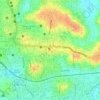 Mapa topográfico Thana, altitud, relieve