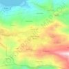 Mapa topográfico Los Altos de Sucre, altitud, relieve