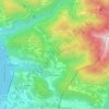 Mapa topográfico Dumenza, altitud, relieve