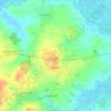 Mapa topográfico Wrohm, altitud, relieve
