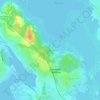 Mapa topográfico парк Монрепо, altitud, relieve