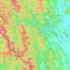 Mapa topográfico Kaeng Krachan District, altitud, relieve