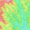 Mapa topográfico Sarleinsbach, altitud, relieve