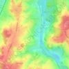 Mapa topográfico Oisquercq, altitud, relieve