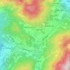 Mapa topográfico Cugliate-Fabiasco, altitud, relieve