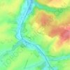 Mapa topográfico Berzée, altitud, relieve