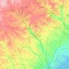 Mapa topográfico Savannah River, altitud, relieve