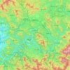 Mapa topográfico Jecheon-si, altitud, relieve