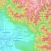 Mapa topográfico Lohit, altitud, relieve