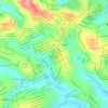 Mapa topográfico Parque Xangri-Lá 1ª Seção, altitud, relieve