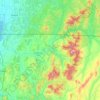 Mapa topográfico Missisquoi River, altitud, relieve