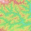 Mapa topográfico Kra Daadi, altitud, relieve