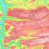 Mapa topográfico 5330, altitud, relieve