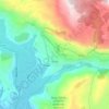 Mapa topográfico Hrisso, altitud, relieve
