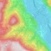Mapa topográfico Tisens - Tesimo, altitud, relieve