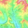 Mapa topográfico Findon, altitud, relieve