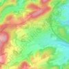 Mapa topográfico Hörbach, altitud, relieve