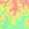 Mapa topográfico Marumbi, altitud, relieve